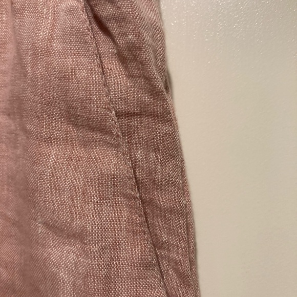 Cynthia Rowley Linen wide leg capris - Picture 4 of 7